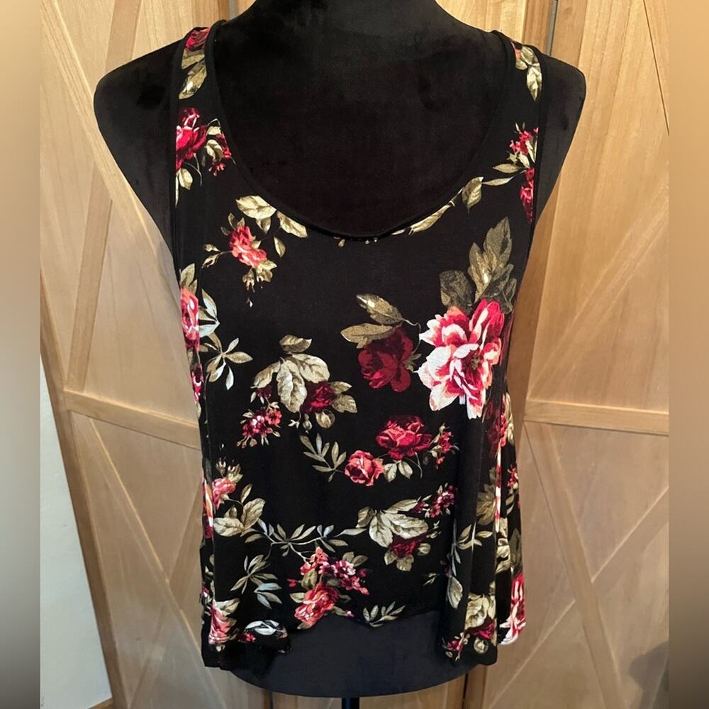 Open back tank top